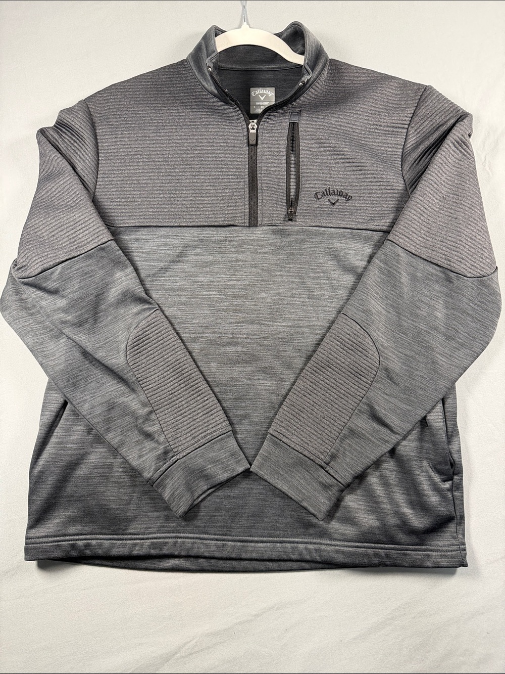 Callaway Men's Charcoal Gray Half-Zip Performance Pullover